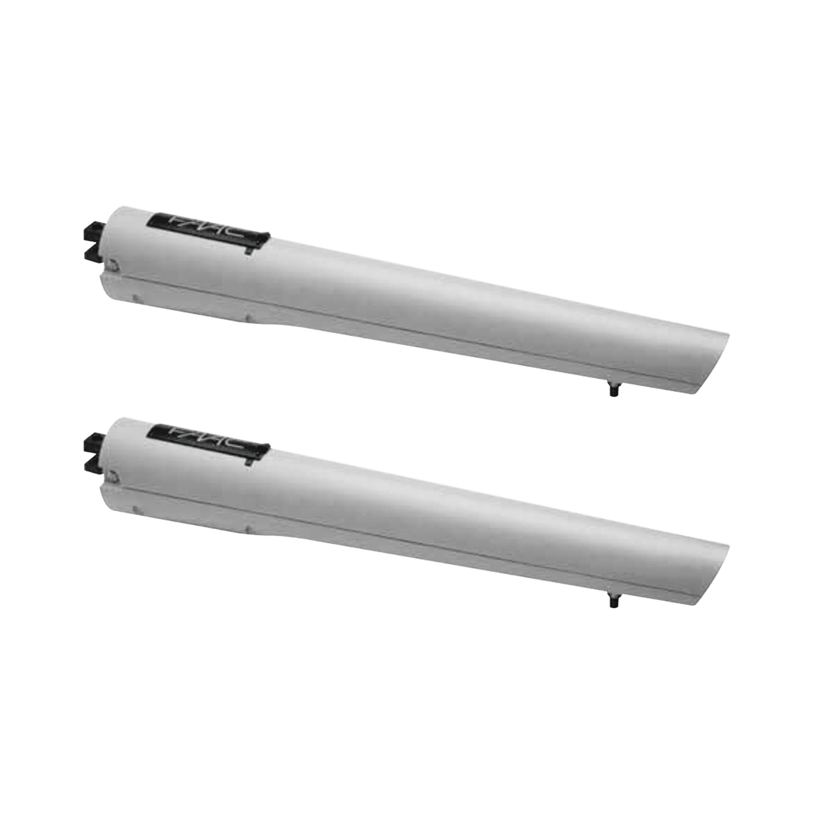 Kit de Operadores FAAC S418 para Puertas Abatibles de hasta 2.7m y 300Kg / Con Capacidad de Respaldo de Baterías y Desbloqueo Manual