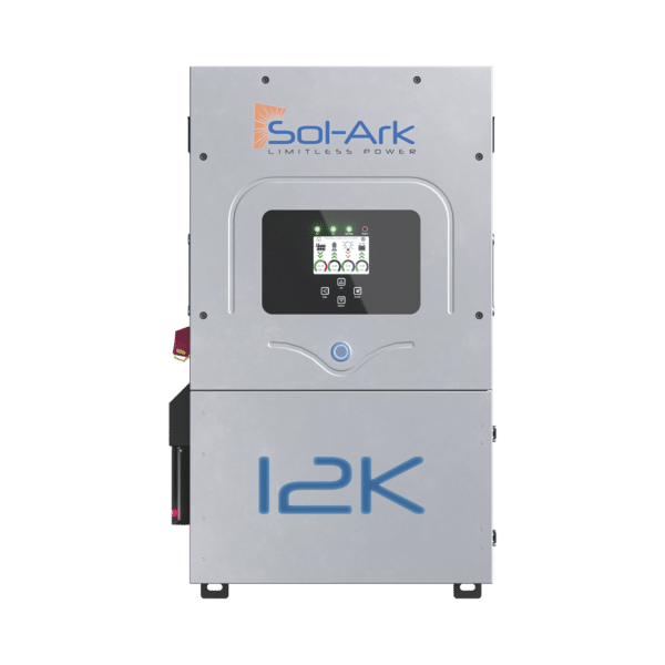 Inversor Hibrido SOL-ARK, 12 Kw, 220 Vcc, Fase Dividida, WIFI incluido, IP65, Entrada de Baterías a 48 Vcc