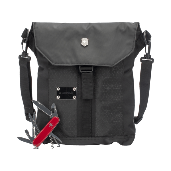 Paquete Victorinox de Mochila ADVENTURE TRAVELER DELUXE y Navaja CLIMBER de 14 Funciones.