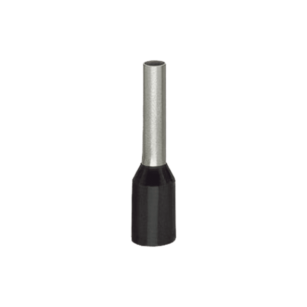 FERRUL PARA CALIBRE 1.5MM2 / 16 AWG / L: 14 L1: 8 D: 4 D1: 3,5 D2: 1,7 / COLOR NEGRO