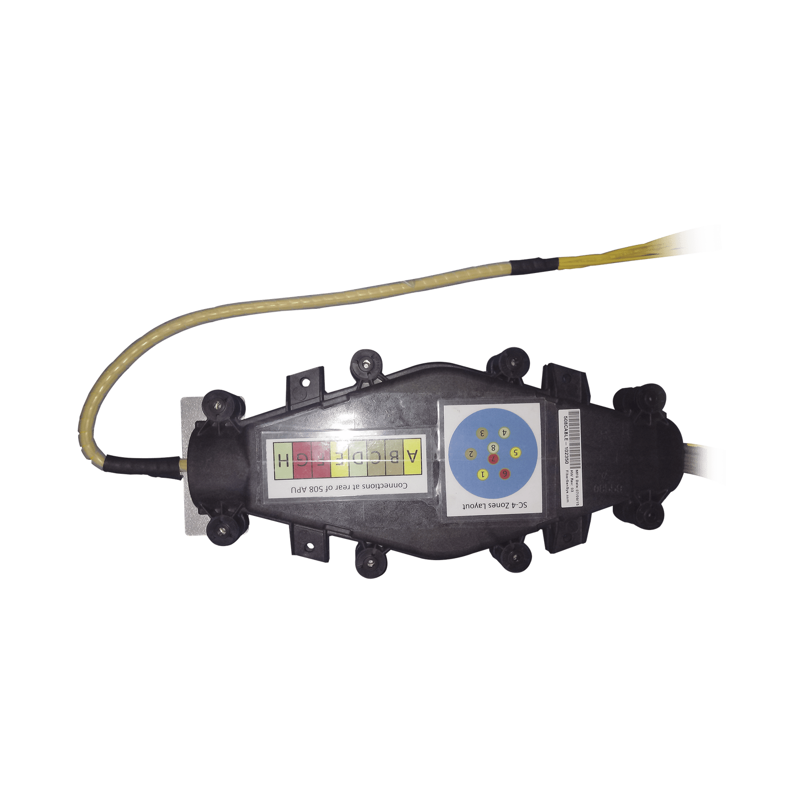 COYOTA DE DERIVACIÓN DE 2 ZONAS CON TERMINACIÓN DE FIN DE LÍNEA