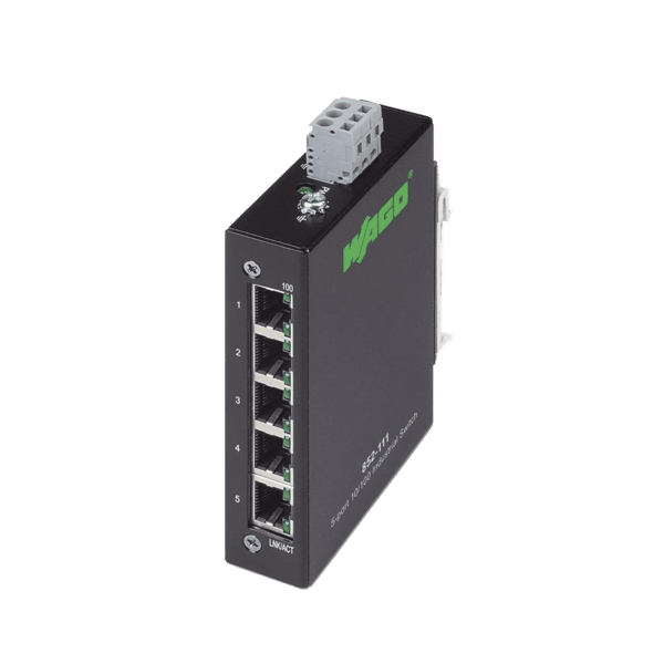 Industrial ECO Switch 5 puertos 100 Base-T Negro