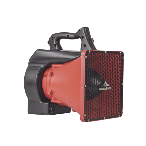 Altavoz Portátil De Alta Fidelidad HyperSpike® Serie HS-10, Con Aislante De Ruido, Color Rojo Con Negro