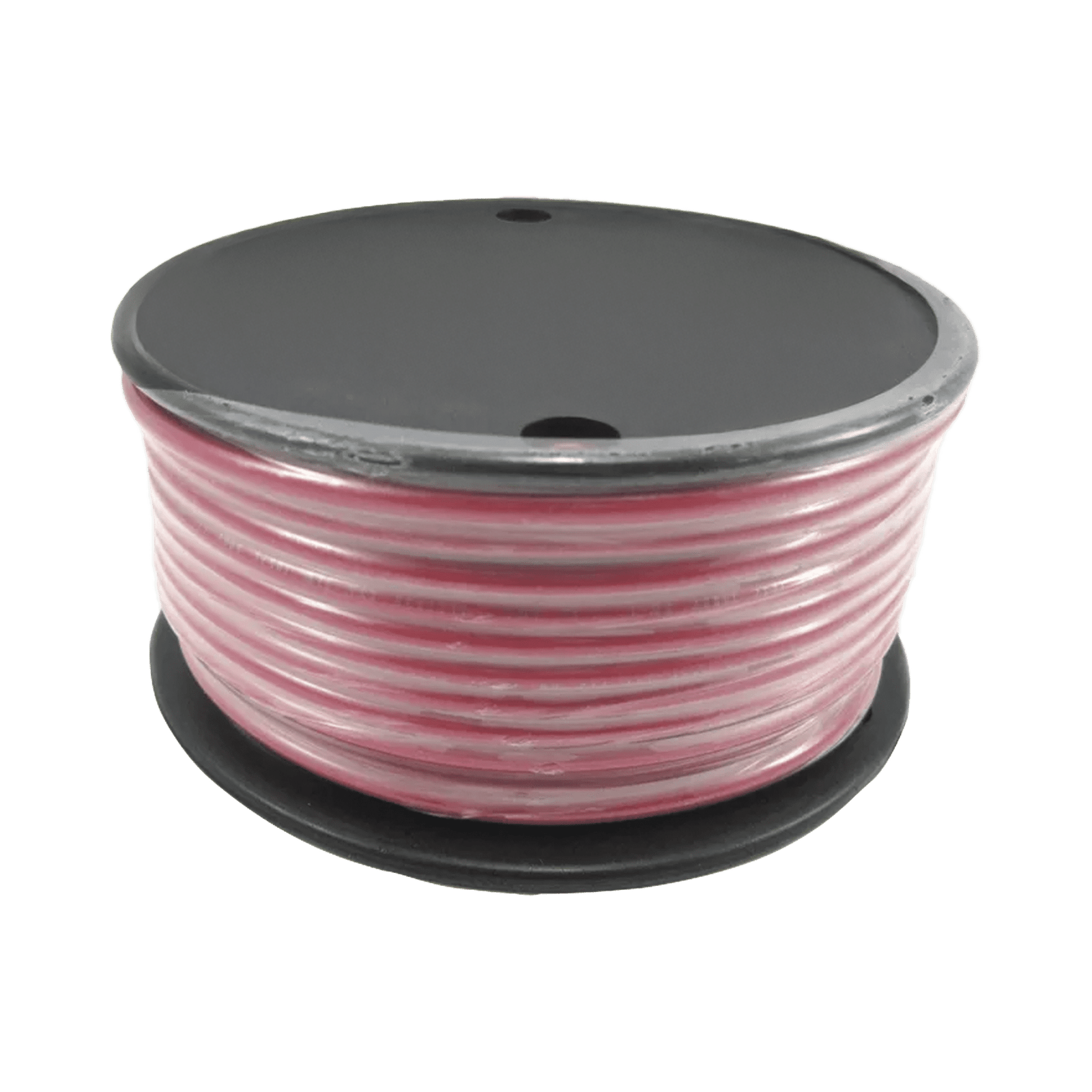 Rollo de cable grado marino calibre 12 en color rojo de 100 pies (30.48 m).