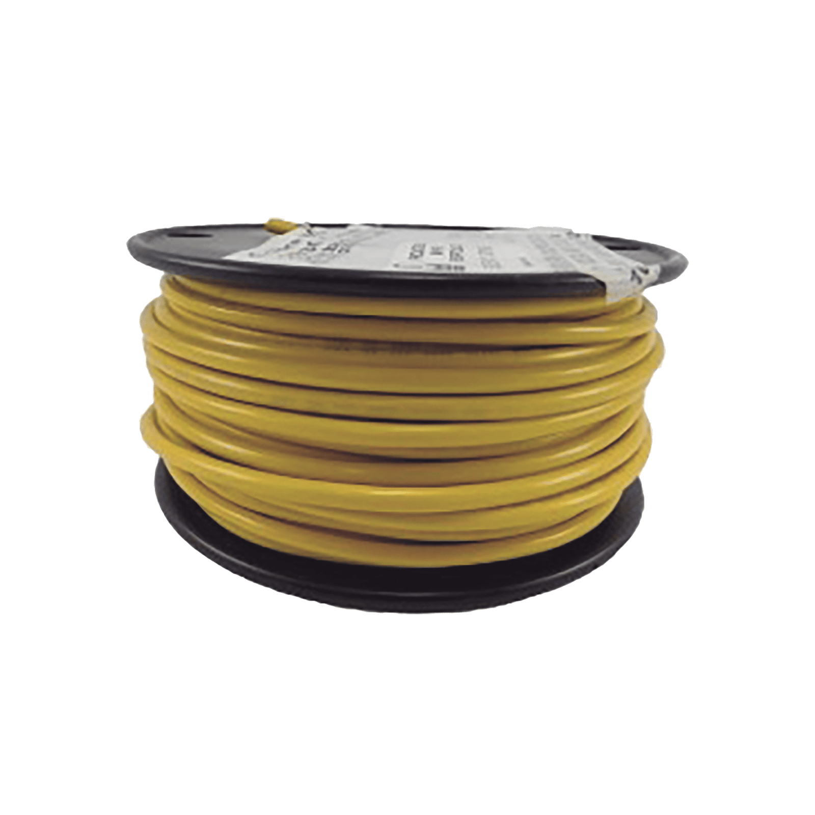 Cable Marino Primario 12 AWG / Rollo de 100 pies / Aislamiento PVC Amarillo Resistente / Flexible y Resistente a la Corrosión / Grado Marino / 600V / Temperatura 105°C Seco 75°C Húmedo / Cumple UL 1015, UL 1028, UL 1230, UL 1231