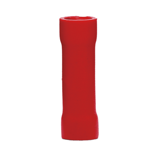 Conector a tope aislado / 22 - 16 AWG / Rojo / Paquete de 25 piezas
