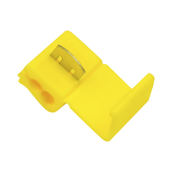 Conector rápido / 12 - 10 AWG / Amarillo / Empalme seguro y rápido sin pelar cables / Paquete de 25 piezas.
