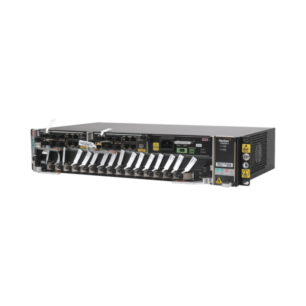 OLT Carrier Class Modular GPON, 2 Ranuras, Incluye 1 Tarjeta GPOA de 16 puertos GPON, 1 Fuente de CA, 2 UR, Gestión por UNM2000, CLI, Incluye Instalación de Software UNM2000, (Interoperabilidad con ONU´s de Terceros sin Costo)