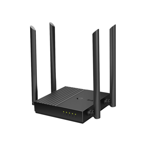 Router Inalámbrico AC 1200 / Doble Banda MU-MIMO / 1 puerto WAN 10/100/1000 Mbps / 4 puertos LAN 10/100/1000 Mbps / Compatible con EasyMesh / Administración Web o App Tether