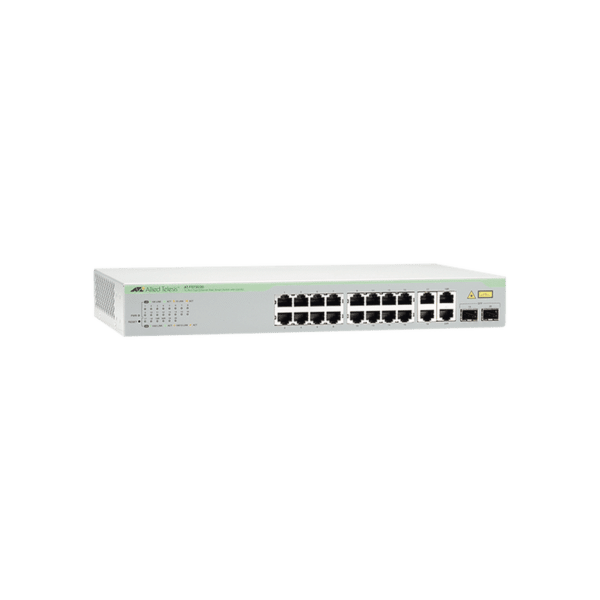Switch WebSmart de 16 puertos 10/100 Mbps + 2 puertos 10/100/1000 Mbps + 2 SFP Gigabit Combo