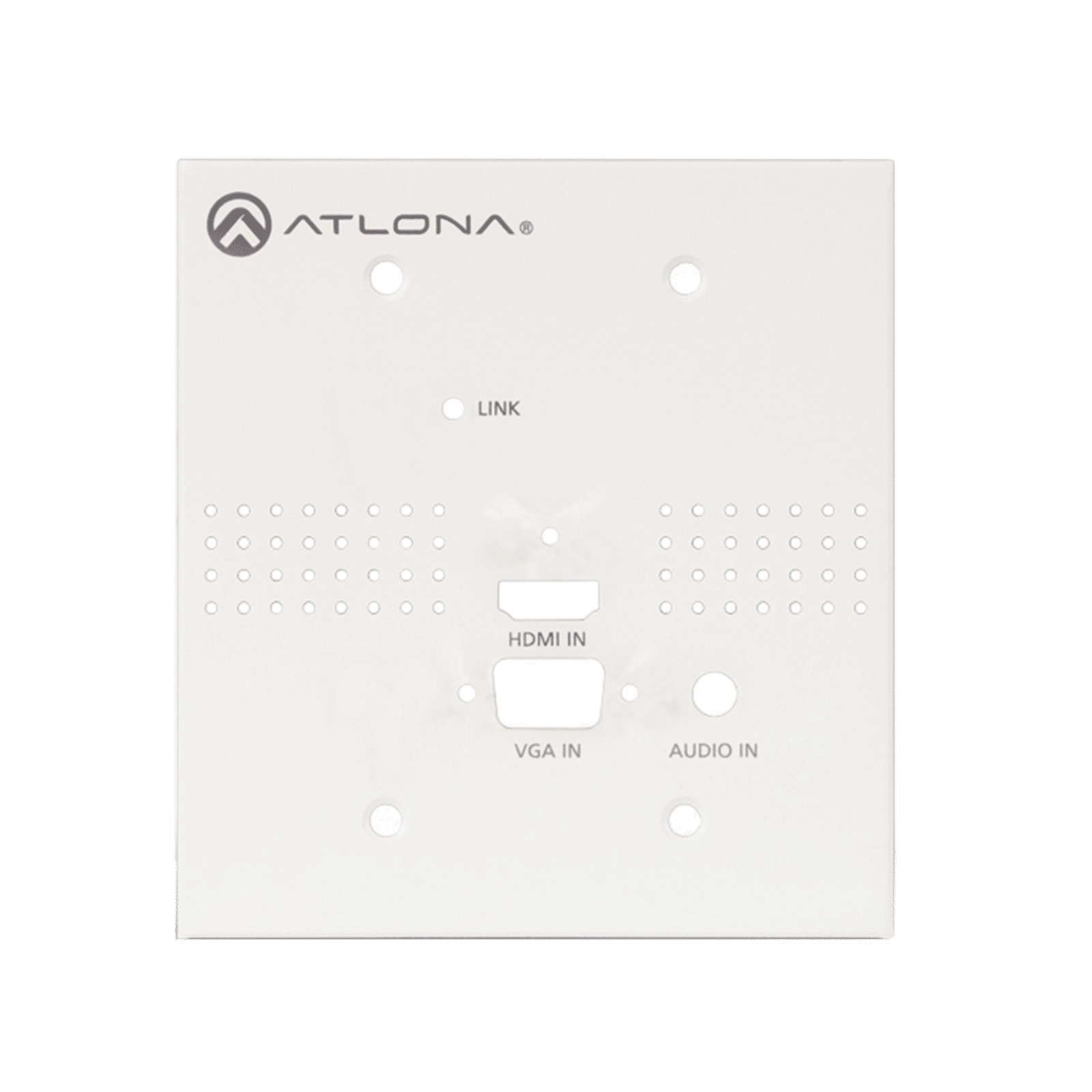 Placa frontal en blanco para conmutadores de placa de pared serie HDVS