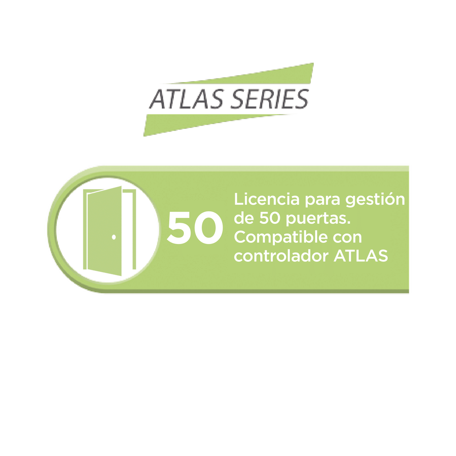 Licencia para 50 puertas compatible con controlador ATLAS