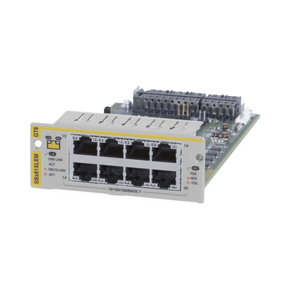 Módulo de expansión 8 x 1G RJ45 para SBx81XLEM