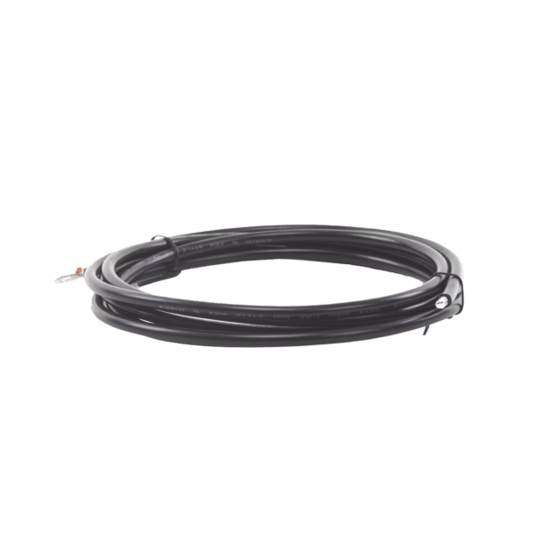 Cable para Controlador, 3.0 m, Negro, Calibre 8 AWG con Terminal de Ojo en un Extremo
