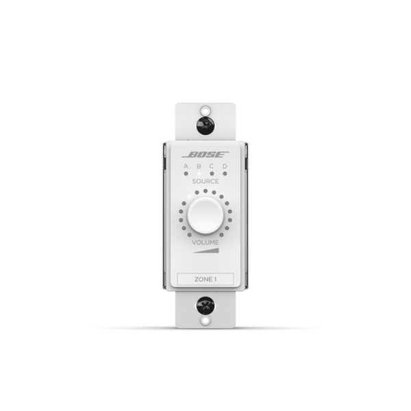 ControlCenter Controlador de volumen y seleccion de fuente (A/B/C/D) de zona digital | Blanco