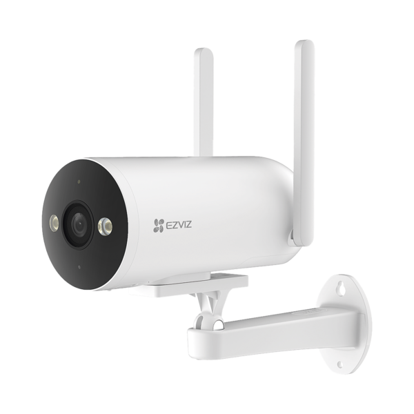 Cámara Bala / 4G / Resolución 3 Megapixel (2K) / Visión Nocturna en Color / AI Detección de Humanos y Vehículos / Defensa Activa con Sirena y Luz Estroboscópica / IP67