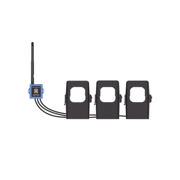 Medidor de corriente LoRaWAN para tres fases hasta 500 ampers