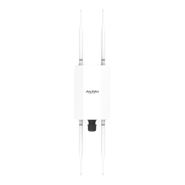 Punto de Acceso Súper WiFi 6 y PTMP para Exterior, Hasta 250 m de Cobertura, Doble Banda Simultanea, 574 Mbps en 2.4 GHz y 1.2 Gbps en 5GHz, 256 Usuarios Concurrentes  por Banda,  Administración en Nube Gratis con INSIGHTS