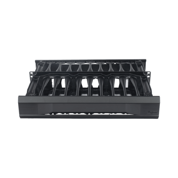 Organizador de Cables Horizontal CableTek, Sencillo (Solo Frontal), Para Rack de 19in, 2UR