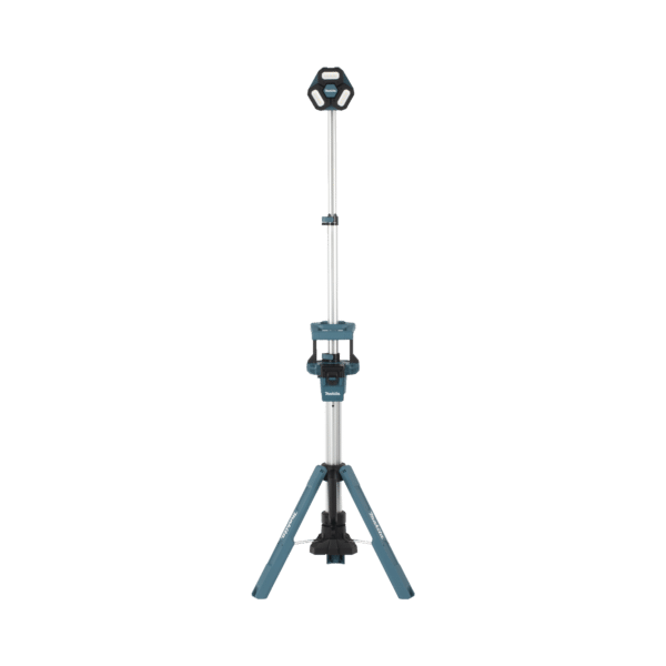 Lampara con Torre para Iluminación Inalambrica con tres Cabezales Multidireccionales , se extiende hasta 2.2 metros, Utiliza batería LXT® Litio�??Ion de 18V.