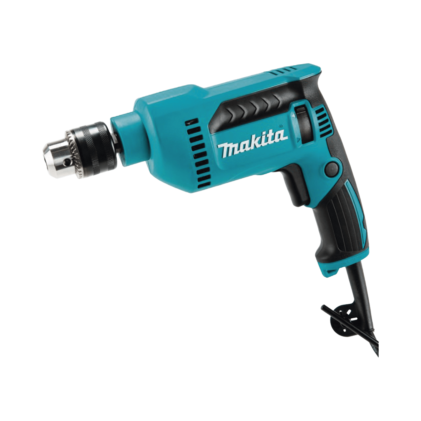 Taladro de 120 Vca con Portabrocas de 1/2", velocidad variable de 0 a 3000 RPM, Potencia 650 W. incluye llave de mandril