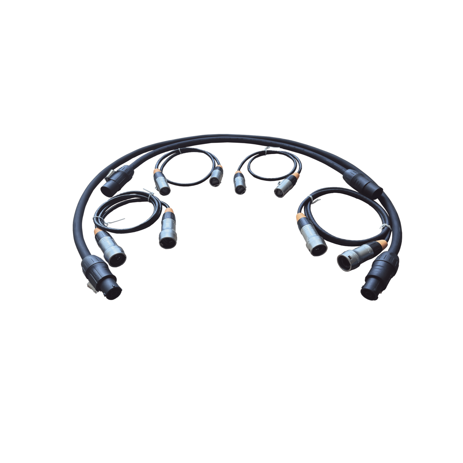 Kit de Cables de Interconexión para Paneles LED de Exterior / Datos y Corriente / Compatible con Familia CD-1AAB y CD-2APA