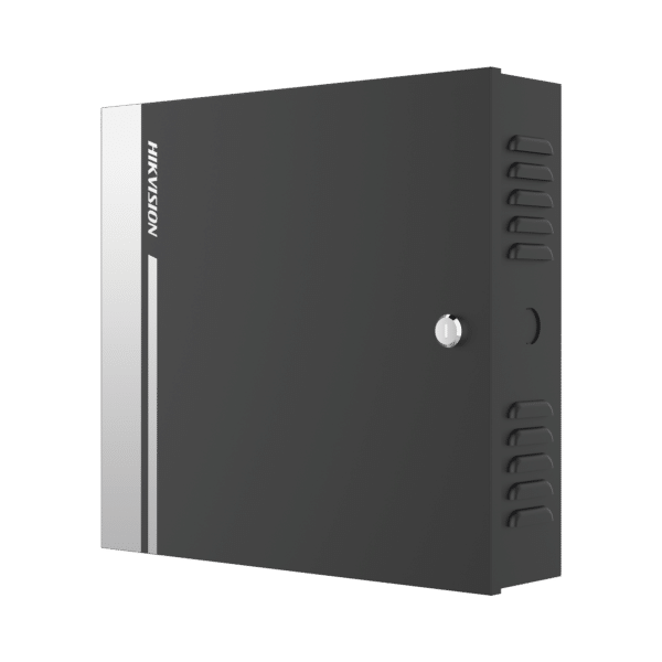 Controlador de Acceso para 4 Puertas y 8 Lectores RS485 o 4 Wiegand / Incluye Gabinete y Fuente de Alimentación 12Vcc/8A / Soporta Batería de Respaldo /  Wiegand y RS-485 / 10,000 Tarjetas
