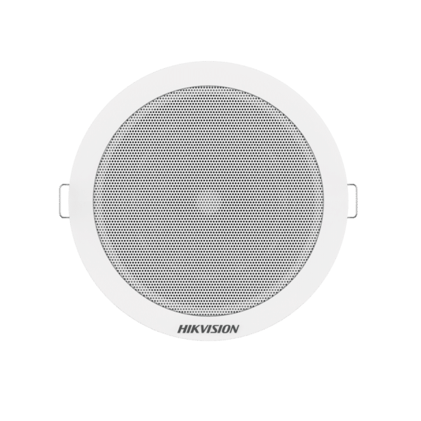 Altavoz Montaje en Plafón / 6 Watts / 100 V / Rejilla de Metal / Color Blanco / Uso Interior