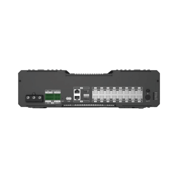 Terminal de Gestión de Tráfico / Hasta 16 Cámaras / Almacenamiento de Video y Audio / Instalación Fácil HDD / Bajo Consumo Energético / Alarmas de Audio /Interfaz Web