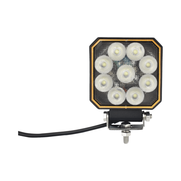 Luz de trabajo bluetooth, 9 LED, 1500 Lumenes, 12-24 Vcd