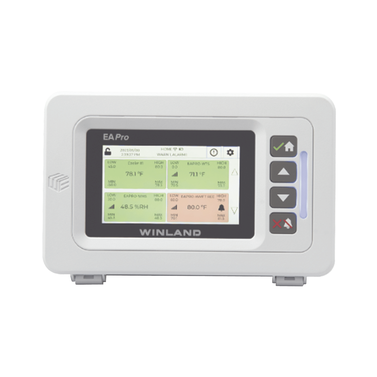 Monitor IP de temperatura de 34 zonas para condiciones críticas y extremas, soporta 4 cableadas y 30 inalámbricas.