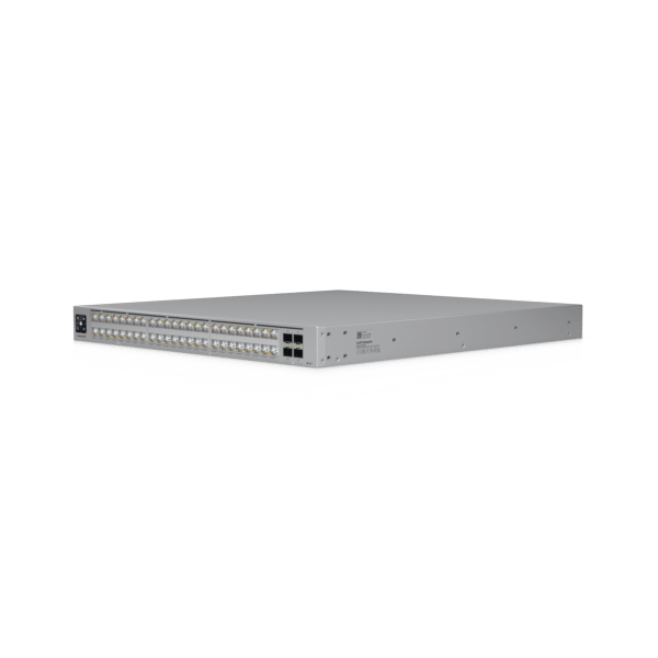 Enterprise Campus 48 PoE, Switch Empresarial Etherlighting™ PoE+++ Capa 3 de 48 Puertos (32 x 10 GbE y 16 x 2.5 GbE) y 4 Puertos SFP28 de 25 G de Alta Disponibilidad