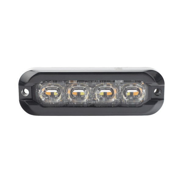 Luz perimetral , 8 LED Ultra Brillantes, Dual Color Ambar / Claro