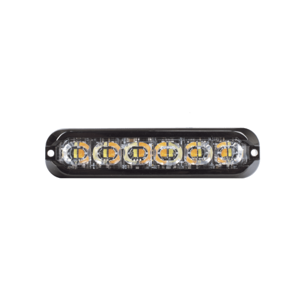 Luz perimetral , 12 LED Ultra Brillantes, Dual Color Ambar / Claro