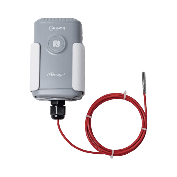 Sensor Industrial de Temperatura con Sonda PT100 y LoRaWAN (Hasta 200°C)