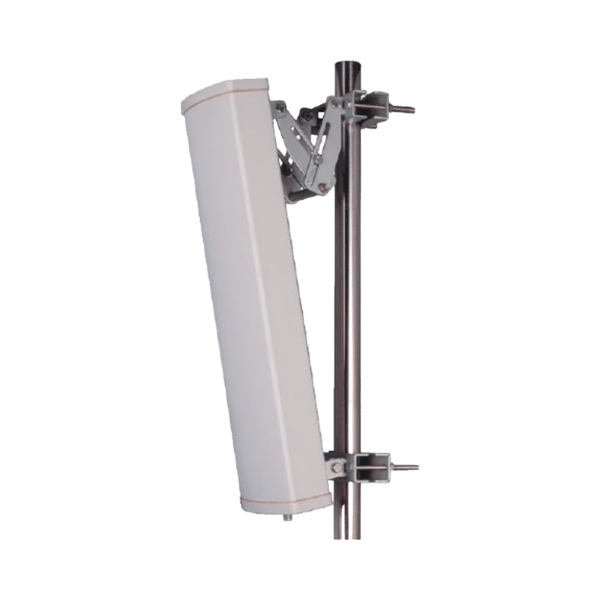 Antena sectorial para 2G, 3G, 4G y 5G de telefonía celular / 15 dBi / Multi Banda / Rango de Frecuencia (698-960 / 1710-2700 MHz).