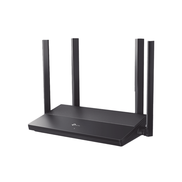 Router WiFi 6 AX 1500 Mbps / MU-MIMO 2X2 y OFDMA / 1 Puerto WAN 10/100/1000 Mbps / 3 Puertos LAN 10/100/1000 Mbps / 4 Antenas Beamforming / Seguridad WiFi WPA3