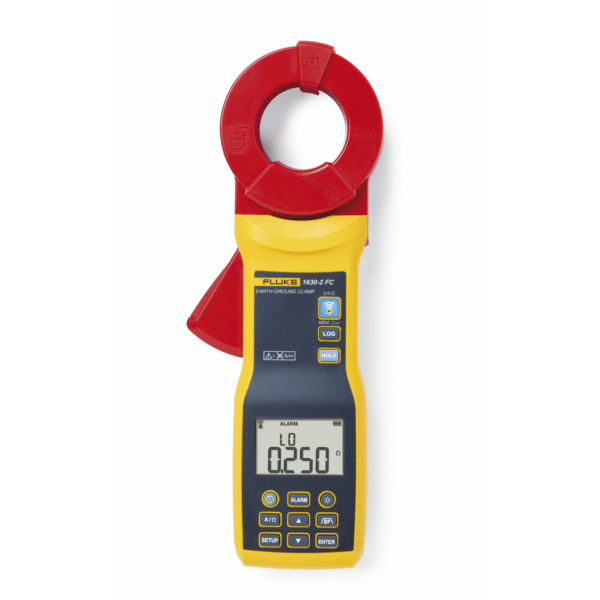 Medidor de Resistencia a Tierra y Corriente de Fuga de Gancho (Terrómetro),  Conexión Fluke Connect. CAT III y CAT IV, Tensión Máxima a Tierra 1000V. Con Certificado de Calibración. Excede a modelos Megger