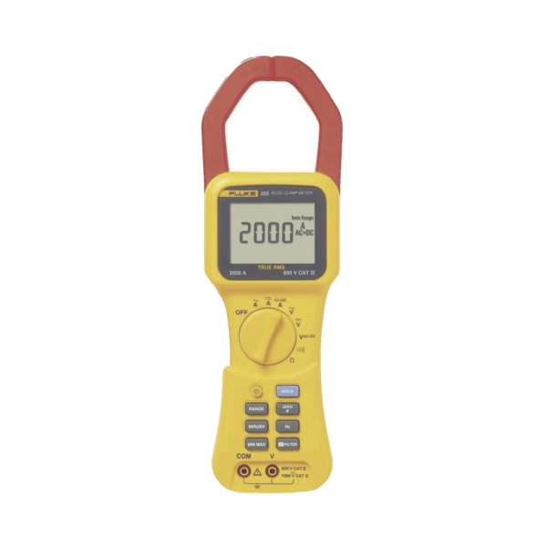 Pinza Amperimétrica de Verdadero Valor Eficaz de 2000 A CA. CAT IV 600 V, CAT III 1000 V