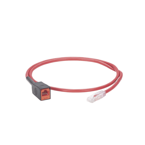 Cable de Prueba Para Plugs Rj45 de Terminación en Campo (MPTL), Cat6A, UTP, 1 Metro, Color Rojo