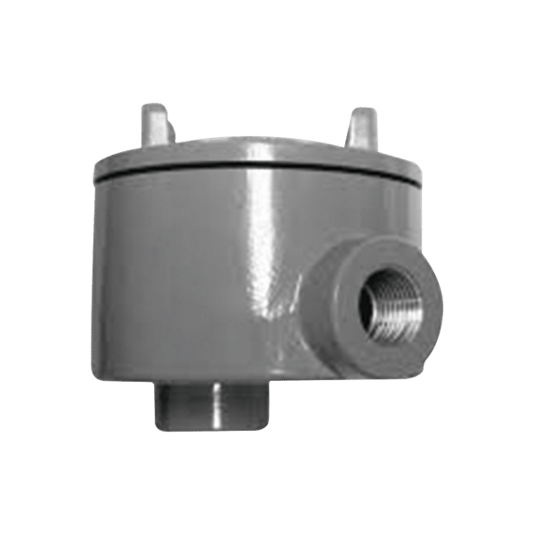 Caja con Tapa Tipo GRB de 1 1/4 " (32 mm) / Caja a Prueba de Explosión / Para Áreas Peligrosas con Tapa / Libre de Cobre.