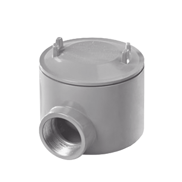 Caja con Tapa Tipo GRE de 1 1/4" (31.8 mm) / Caja a Prueba de Explosión / Para Áreas Peligrosas / Libre de Cobre.
