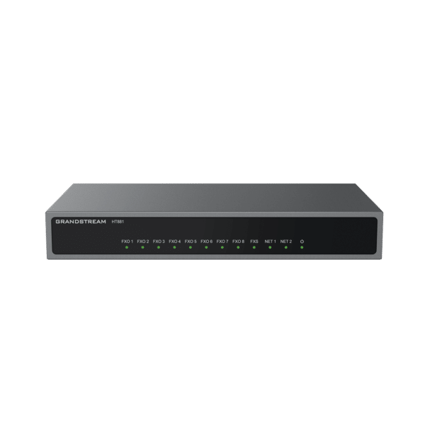 Gateway Analógico 8 FXO  (Conectar Lineas Analógicas) / 3 Perfiles SIP / 1 Puerto FXS / NAT de Alto Rendimiento / Soporte Lifeline / Fax T.38 / Cifrado AES / Failover SIP / Conferencia de Voz 3 Vías