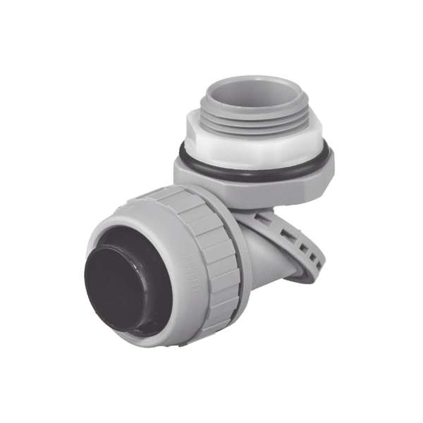 Conector Multi Posición de Nylon de 1" para Tubería Liquidtight Polytuff.