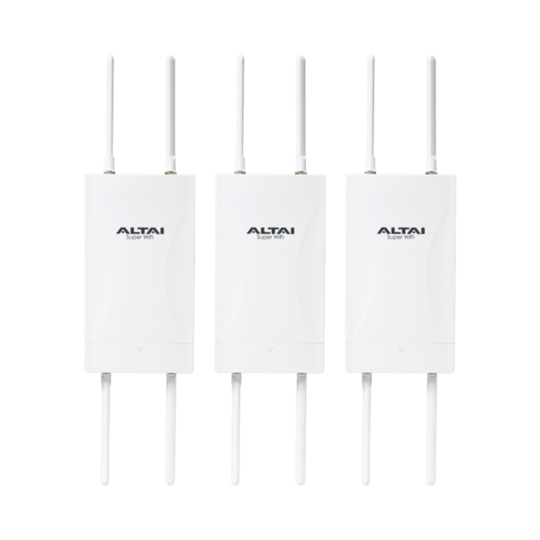 Kit de 3 Puntos de Acceso WiFi 6 y PTMP Omnidireccional, Doble Banda Simultanea en 2.4 y 5 GHz, Hasta 300 m de Cobertura WiFi, Hasta 2.976 Gbps, Hasta 256 Usuarios Concurrentes, Administración en Nube Gratis con INSIGHTS