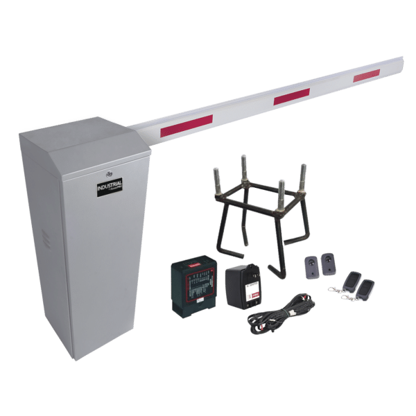 Kit COMPLETO Barrera Derecha XB / 3M / Incluye Sensor de masa, Transformador, Lazo, Ancla, Fotoceldas 2 Controles Inalámbricos