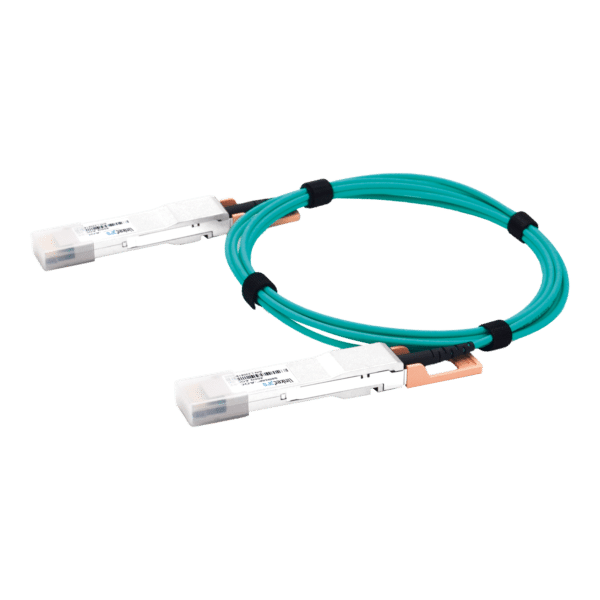 Cable AOC QSFP-DD de 400 Gbps a 400 Gbps / Cable de fibra óptica Activo / Longitud: 2 metros