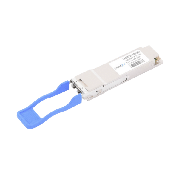 Transceptor Óptico QSFP28 (Mini-Gbic) / Monomodo 1310 nm / 100 Gbps / 100GBASE-LR4 / Conectores LC/UPC Dúplex / DDM / Hasta 2 km