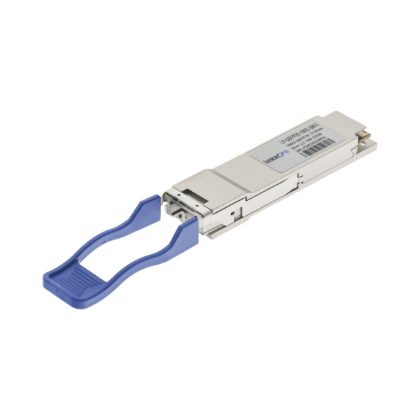 Transceptor Óptico QSFP28 (Mini-Gbic) / Monomodo 1310 nm / 100 Gbps / 100GBASE-LR4 / Conectores LC/UPC Dúplex / DDM / Hasta 3 km