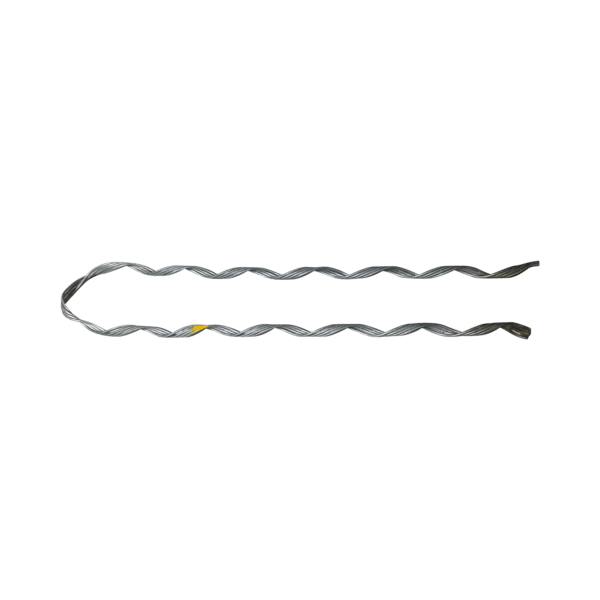 Remate Preformado de Acero Galvanizado para fibra Mini-ADSS diámetros 5.5 - 6.5 mm